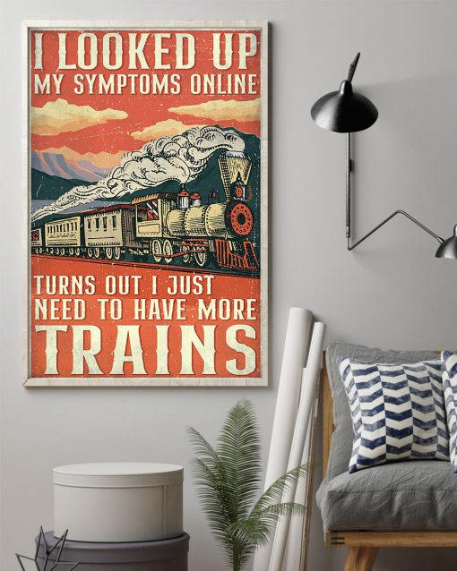 I looked up my symptoms online turns out I just need to have more trains posterz