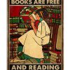 In my dream world books are free and reading makes you thin vintage poster