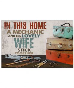 In this home A mechanic and his lovely wife stick together poster