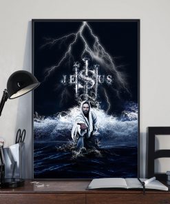 Jesus Walking On Water Give Me Your Hand Posterx