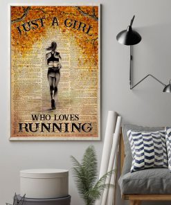Just a girl who loves running posterz