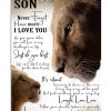 Lion mom To my amazing son Never forget how much I love you poster