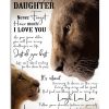 Lion mom o my amazing daughter Never forget how much I love you poster