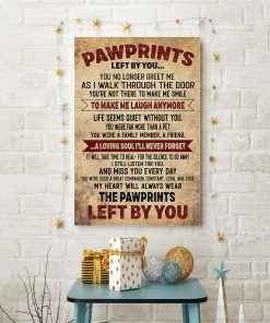 Pawprints left by you posterx