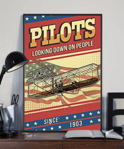 Pilots Looking Down On People Since 1903 Posterx