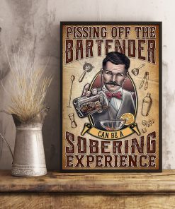 Pissing Off The Bartender Can Be A Sobering Experience Posterx