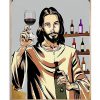 Running On Cocktails And Jesus Bartender Poster