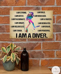 Scuba Diving I Am A Diver Posterz