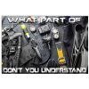 Scuba Diving What part of don't you understand poster