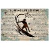 Surfing Life Lessons Poster