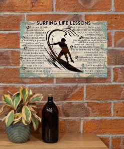 Surfing Life Lessons Posterx