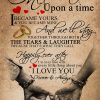 To my wife once upon a time I became yours and you became mine poster