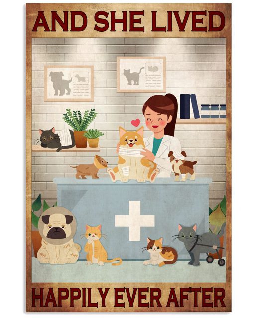 Veterinarian And she lived happily ever after poster