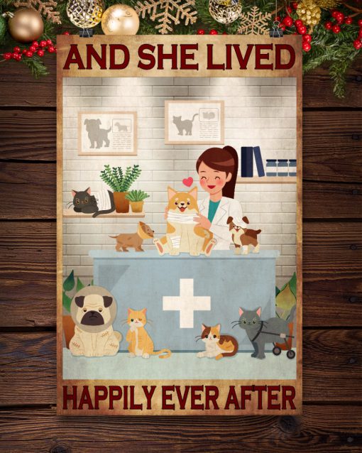 Veterinarian And she lived happily ever after posterx
