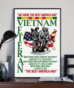 We were the best America had Vietnam Veteran posterx