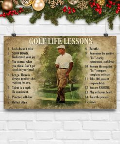 Golf Life Lessons Posterc