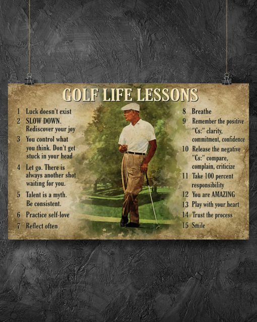 Golf Life Lessons Posterz