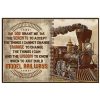 Model Railroad God grant me the serenity to accept the things I cannot change poster