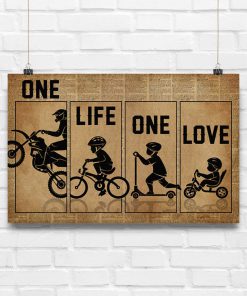 Motorcycle - One Life One Love Posterx