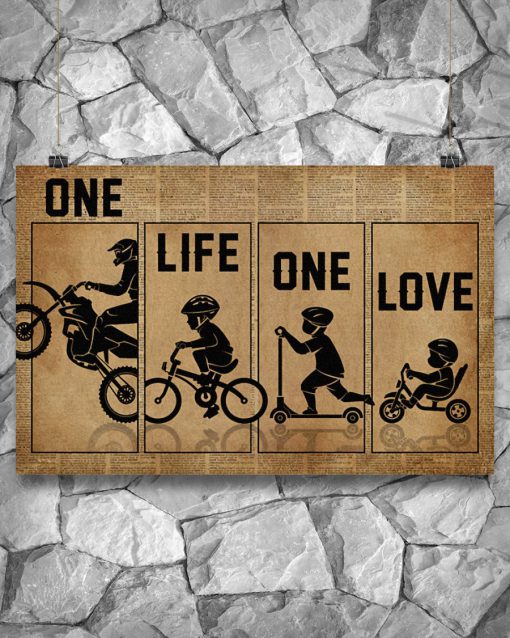 Motorcycle - One Life One Love Posterz