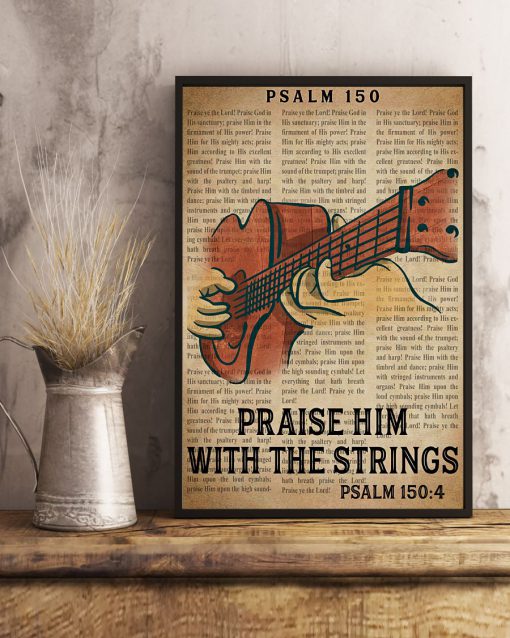 Praise Him With The Strings Posterc