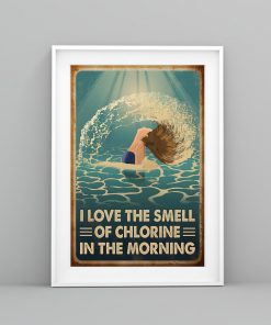 She Is Swimming Posterc