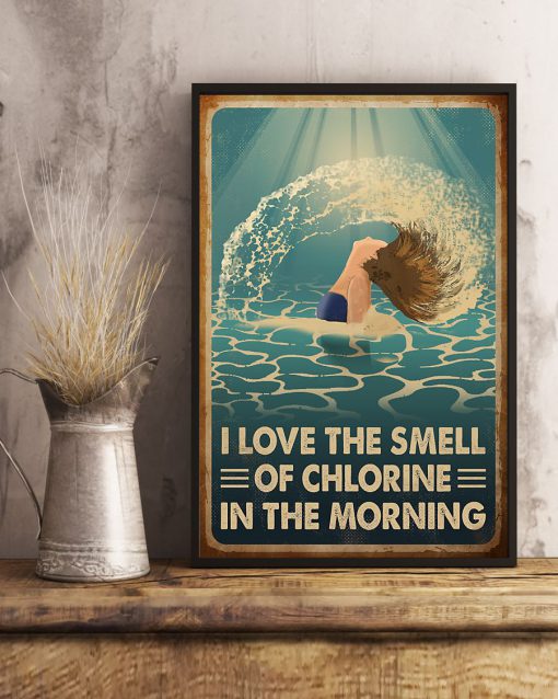 She Is Swimming Posterx