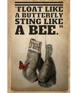 Sting Like A Bee Boxing Poster
