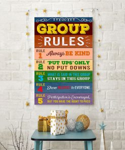 Teacher Group Rules Posterc