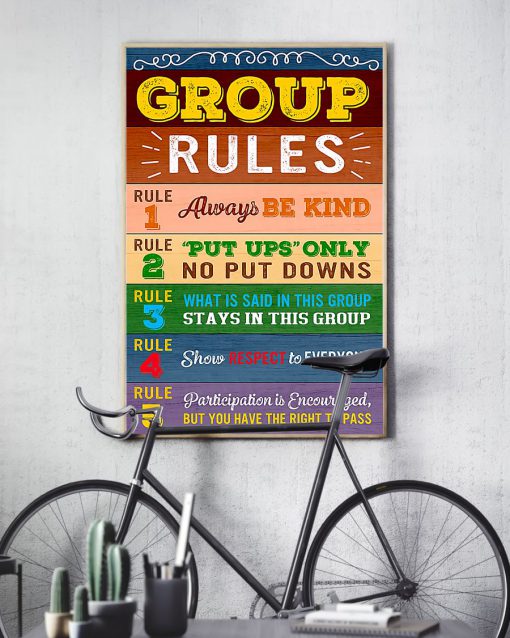 Teacher Group Rules Posterx