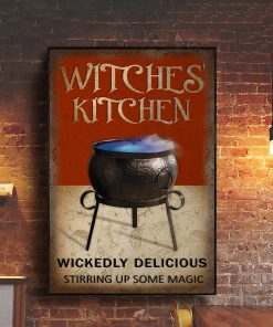 Witches' Kitchen Wickedly Delicious Stirring Up Some Magic Posterc