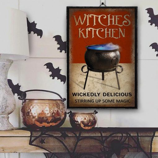 Witches' Kitchen Wickedly Delicious Stirring Up Some Magic Posterx