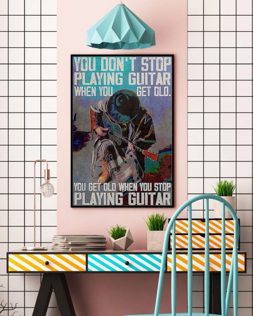 You Don't Stop Play Guitar Poster z