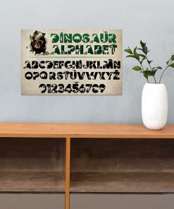Dinosaur Alphabet Posterz