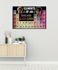 Elements Of An Educated Black Queen Poster z