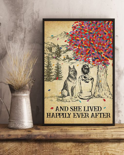 German Shepherd And She Lived Happily Ever After Posterc