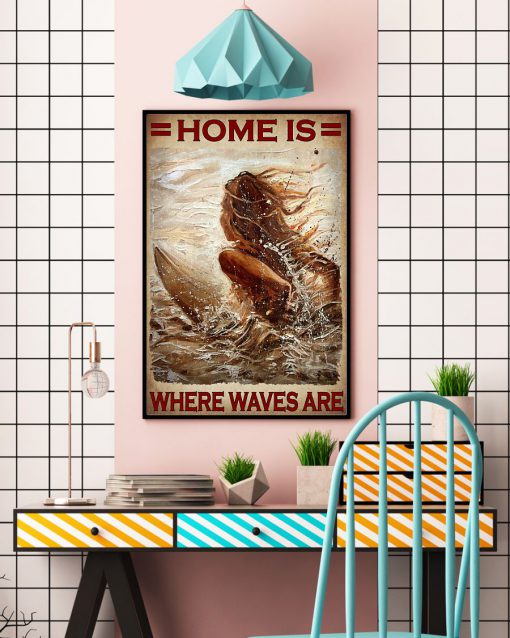 Home Is Where Waves Are Poster c