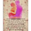 My Wife Pregnant Sometimes It's Hard To Find Words Words To Tell You Poster