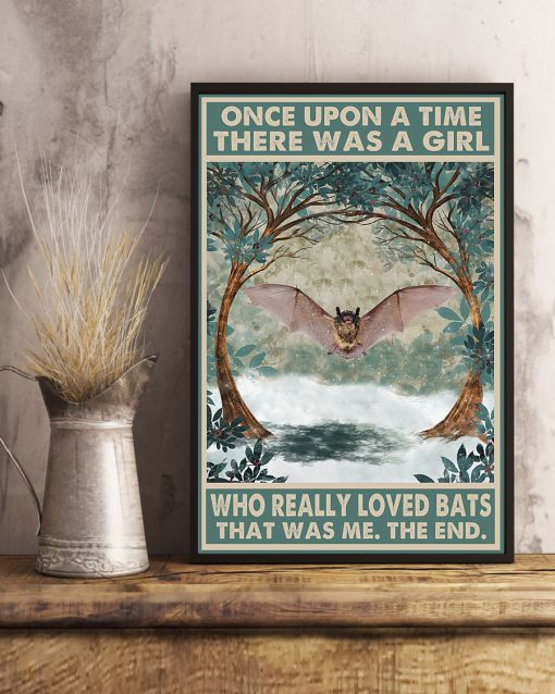 Once Upon A Time There Was A Girl Who Really Loved Bats Posterc
