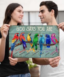 Parrots God Says You Are Poster x