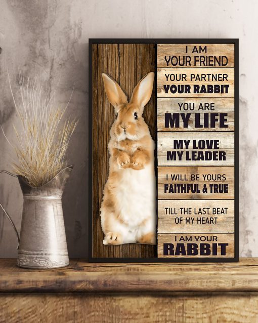 Rabbit I Am Your Friend You Partner Posterx
