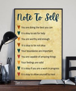 Social Worker Note To Self Posterx