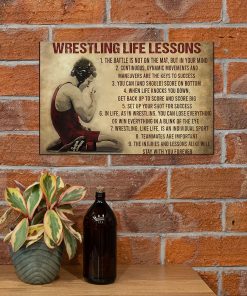 Wrestling Life Lessons Posterc