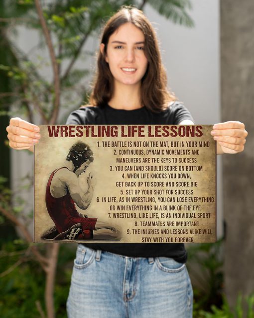 Wrestling Life Lessons Posterx