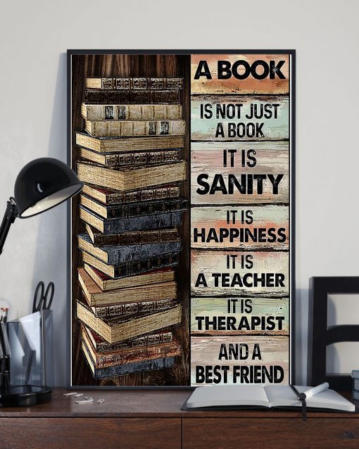A Book Is Not Just A Book It Is Sanity Poster x