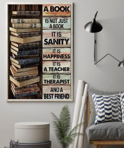 A Book Is Not Just A Book It Is Sanity Poster z