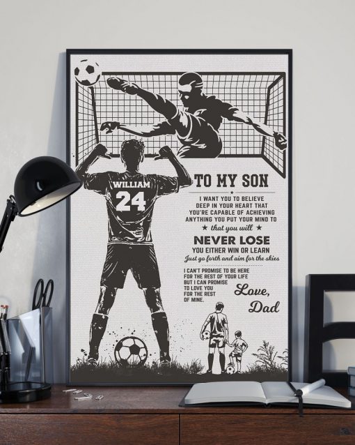 Baseball To My Son I Want You To Believe Deep In Your Heart That Poster x