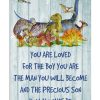 Dinosaur You Are Loved For The Boy You Are Poster