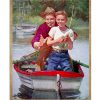 Father And Son Fishing Partners For Life Poster