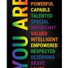 LGBT You Are Fabulous Powerful Capable Talented Special Important Poster